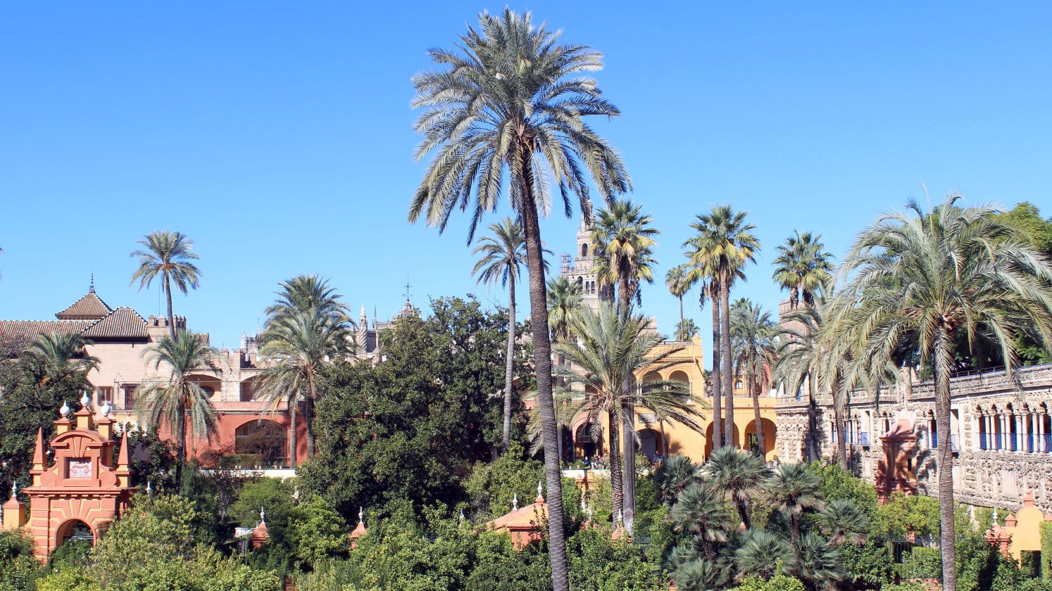 Gärten Las Damas der Alcazar, Sevilla
